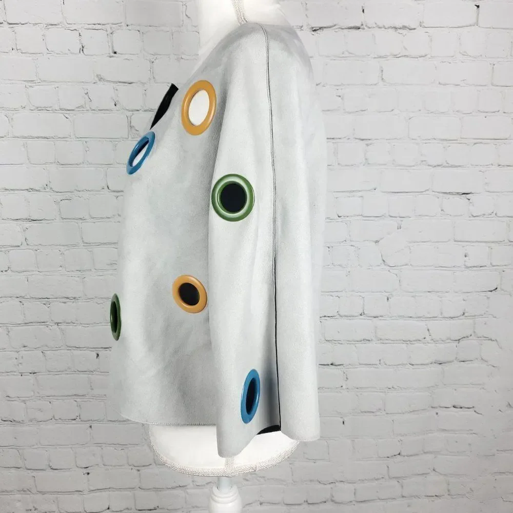 Adore Multi Colored Grommet Jacket - Picture 2 of 12